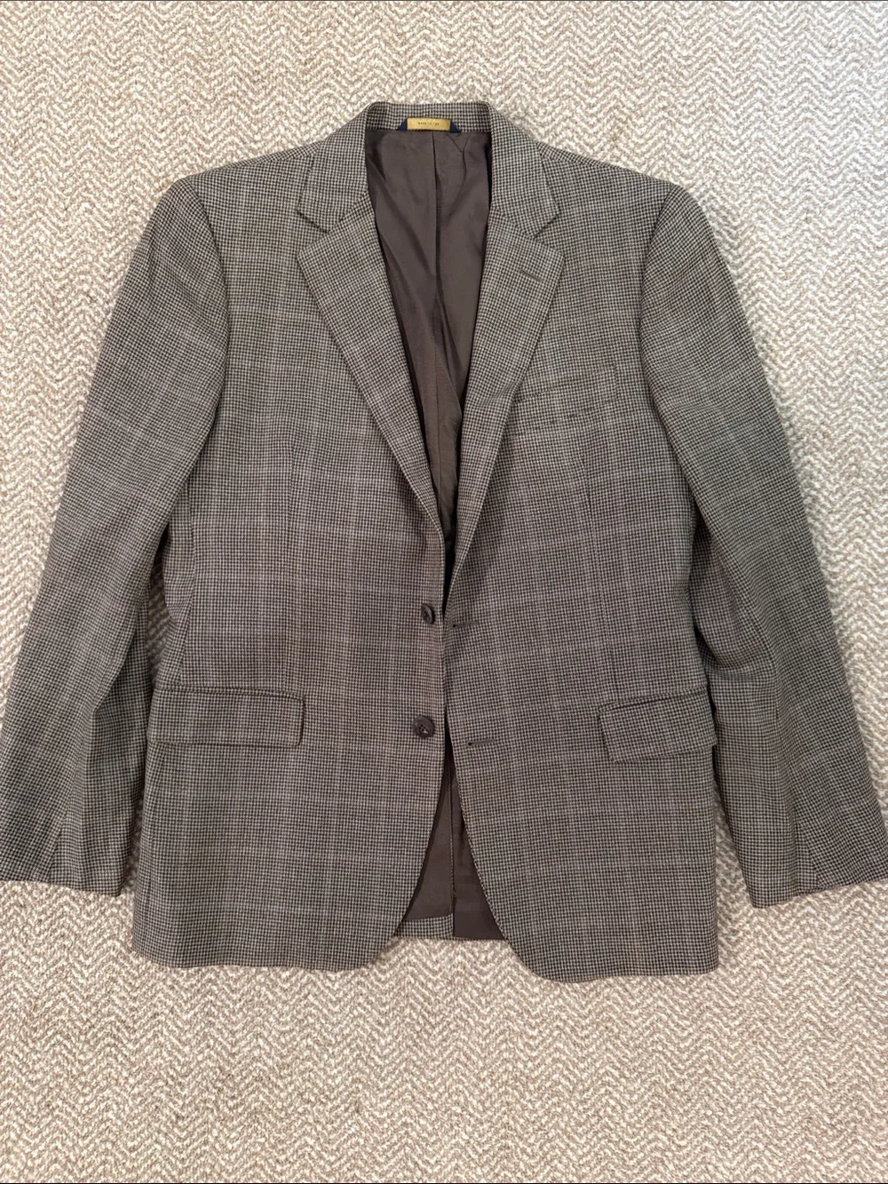 Brooks Brothers Brown Glen Plaid Sport Coat